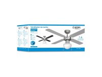 Ventilador de techo modelo caribe. color cromado. potencia: 50w aspas: ø102 cm edm Ventilador de techo modelo caribe. color cromado. potencia: 50w aspas: ø102 cm edm