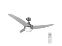 Ventilador de techo modelo egeo. color cromado potencia: 60w aspas: �122cm con mando a distancia edm