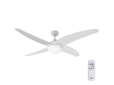 Ventilador de techo modelo caspio. color blanco. potencia: 60w aspas: �132cm con mando a distancia e