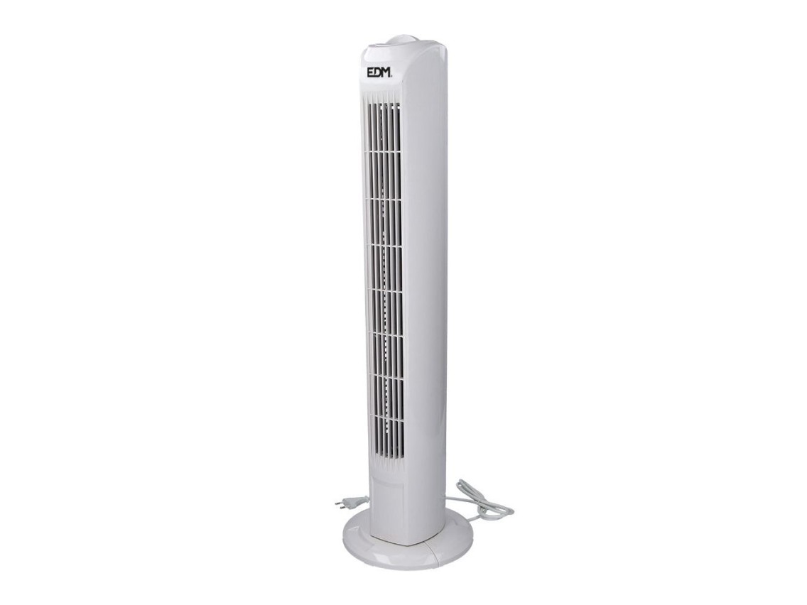 Ventoinha torre cor: branco potência: 45w, 60db, 21 x 78 cm