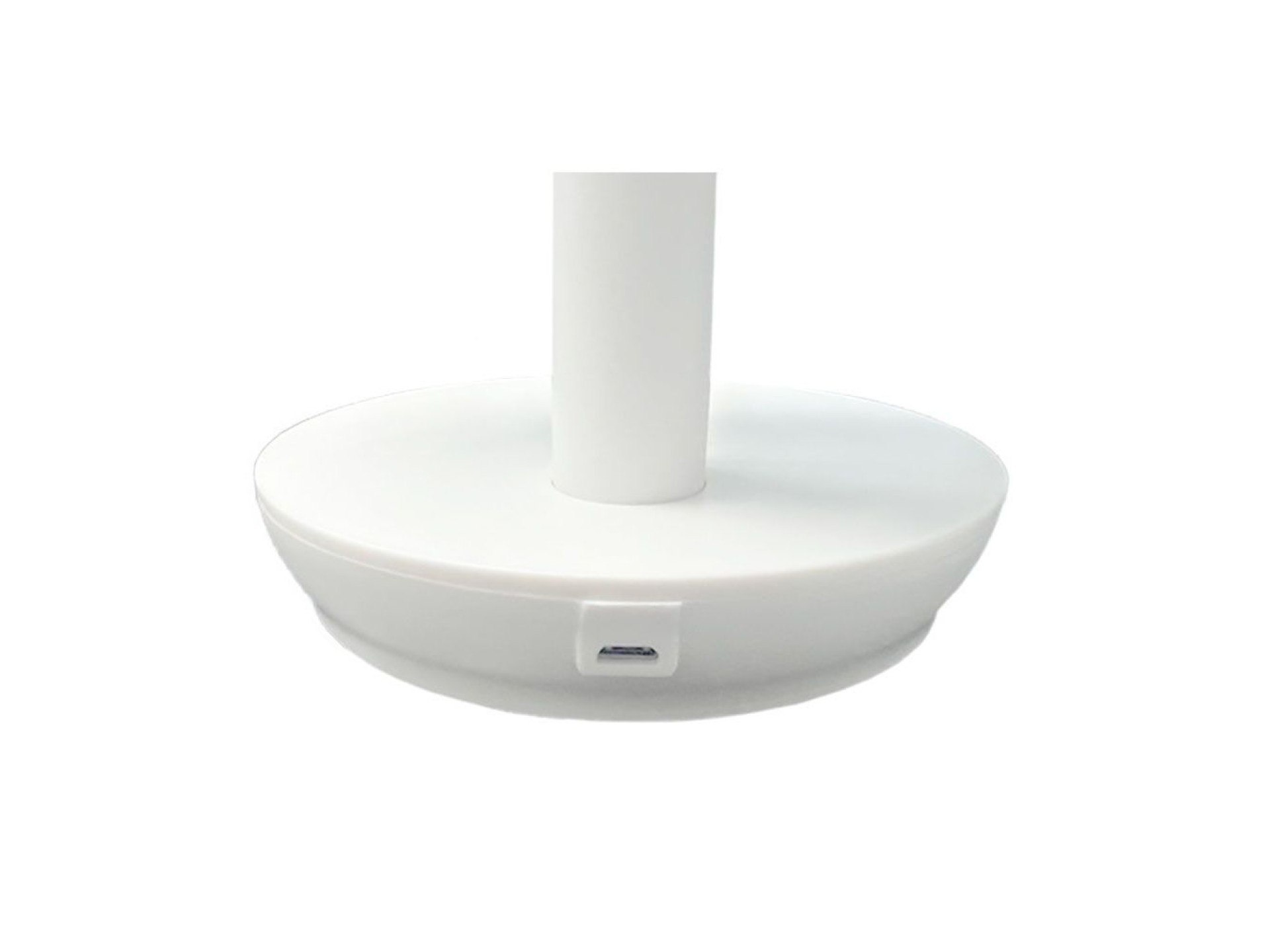 Ventilador de mesa recarregável branco 5w, 31,6 db, pás: ø14,5 cm 17 x 13 x 26 cm