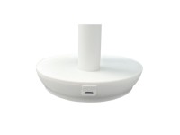 Ventilador de mesa recarregável branco 5w, 31,6 db, pás: ø14,5 cm 17 x 13 x 26 cm Ventilador de mesa recarregável branco 5w, 31,6 db, pás: ø14,5 cm 17 x 13 x 26 cm