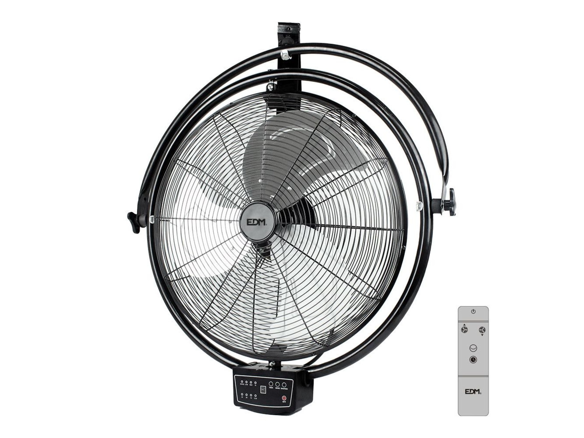 Ventilador pared-techo industrial, potencia 120 w, 64,9 db, aspas ø50 cm
