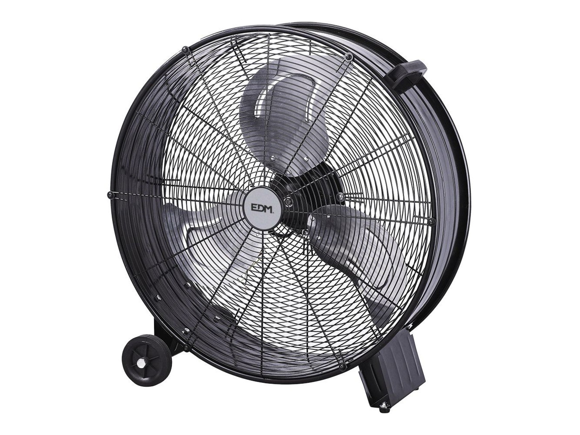 Industrial floor fan, with wheels black 180 w, 59,8 db, ø65 cm