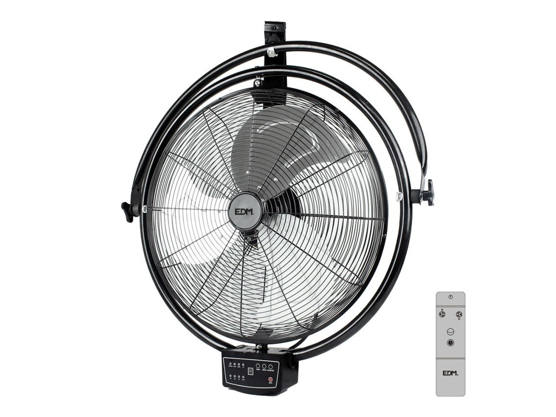 Ventilador pared-techo industrial, potencia 120 w, 64,9 db, aspas ø50 cm