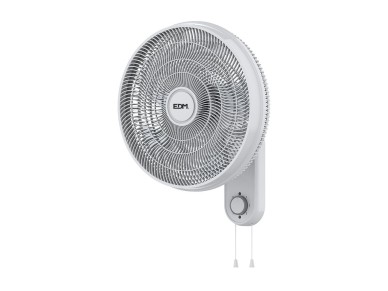 White wall fan, 55w power, 57,24 db, ø40 cm blades White wall fan, 55w power, 57,24 db, ø40 cm blades