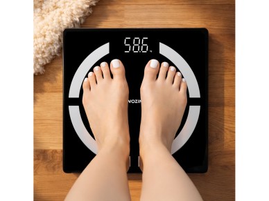 Wozinsky WIWL-30 Smart Bluetooth Bathroom Scale - Black