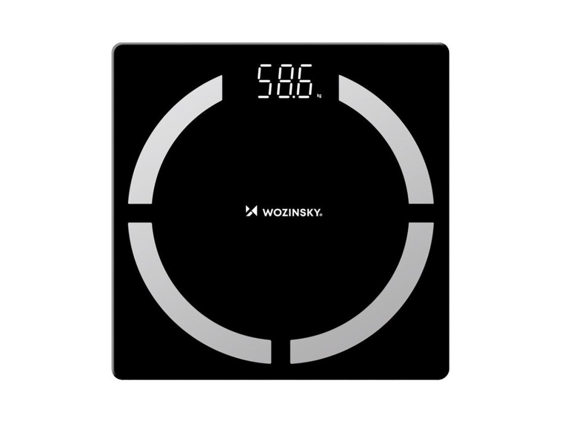 Wozinsky WIWL-30 Smart Bluetooth Bathroom Scale - Black