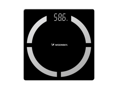 Wozinsky WIWL-30 Smart Bluetooth Bathroom Scale - Black