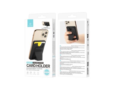 Techancy Porta Cartoes Magnetico KC2126 Suporte Dobr�vel Compativel com MagSafe Carteira para iPhone