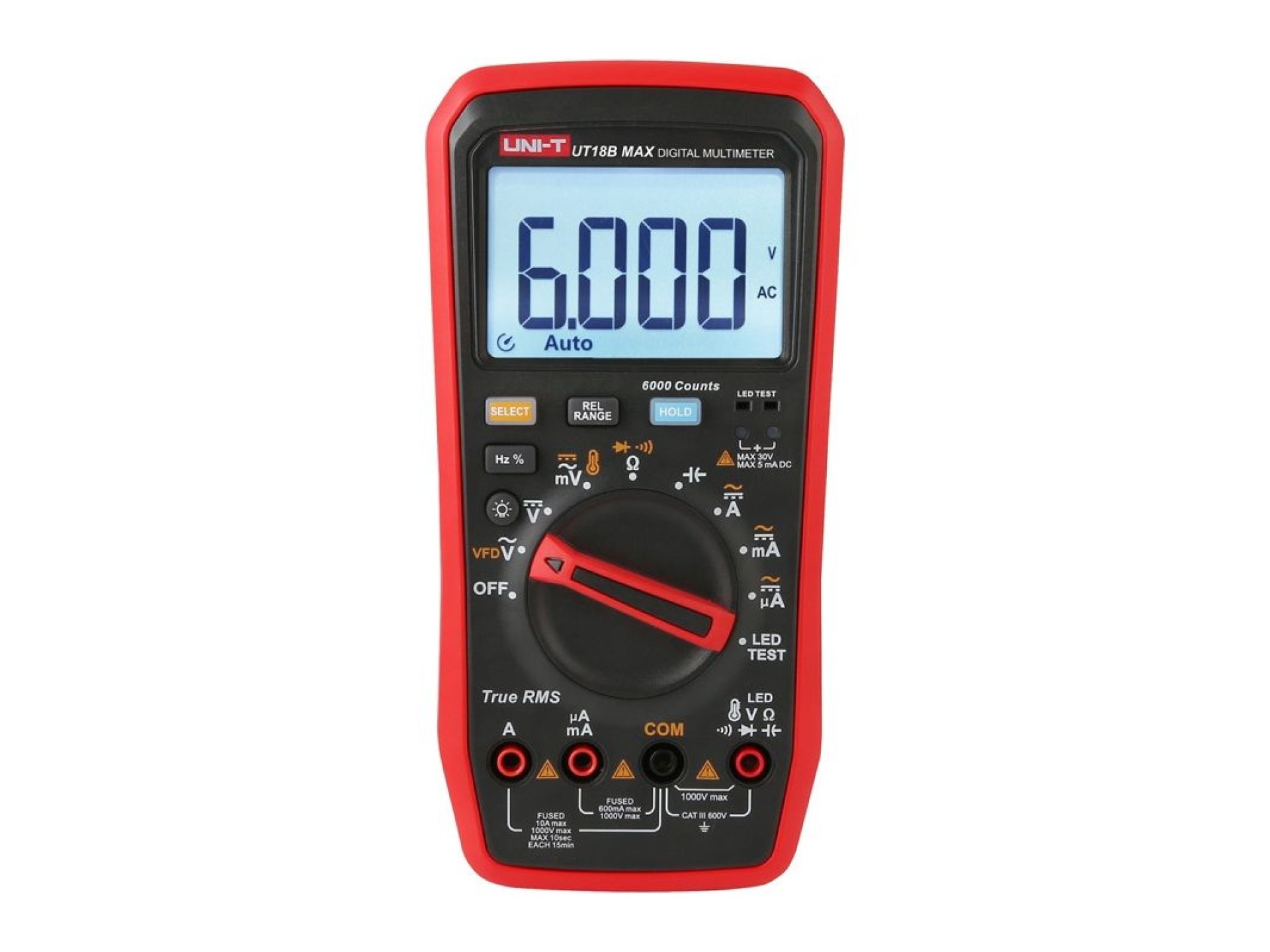 Uni-T True RMS UT18B MAX Digital Multimeter