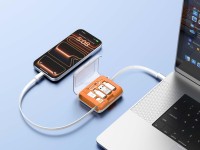 Techancy Caixa Multifuncional TV3740 Cabo USB-C Retratil 80CM 60W Conjunto de Adaptadores Carregamen Techancy Caixa Multifuncional TV3740 Cabo USB-C Retratil 80CM 60W Conjunto de Adaptadores Carregamen