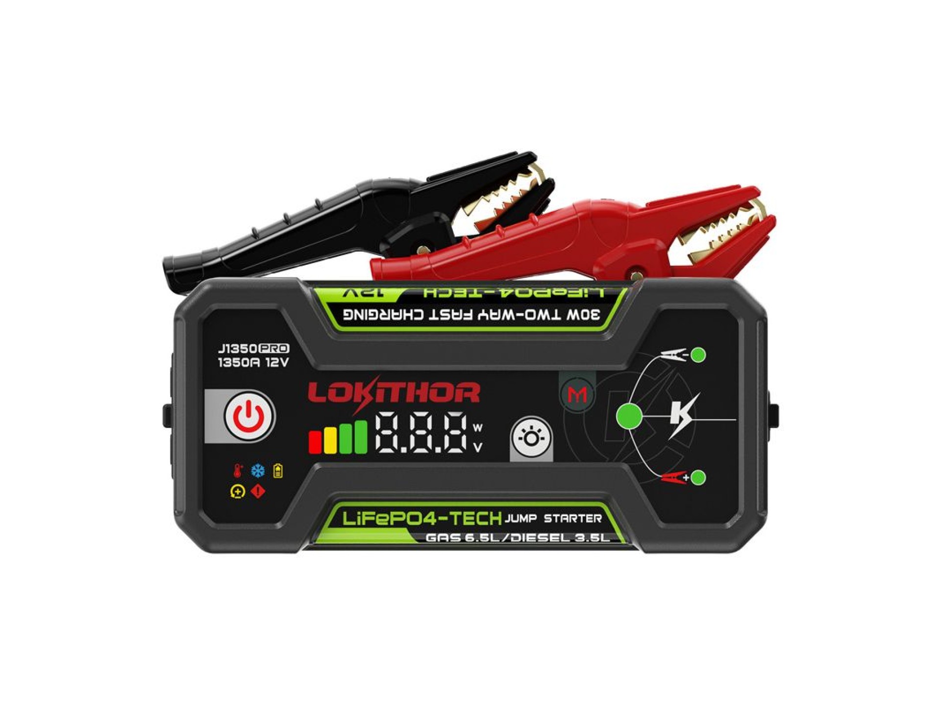 LOKITHOR J1350 Pro 25.6Wh Jump Starter
