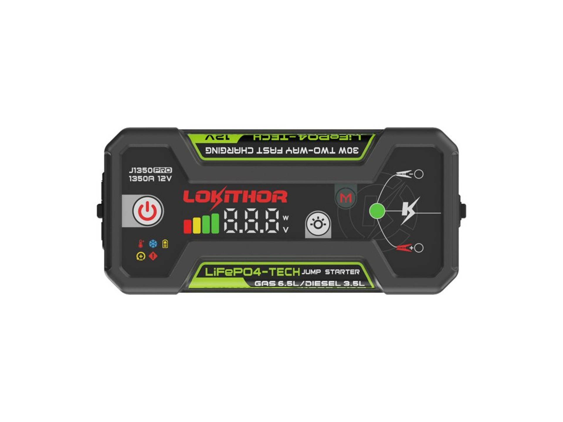 LOKITHOR J1350 Pro 25.6Wh Jump Starter