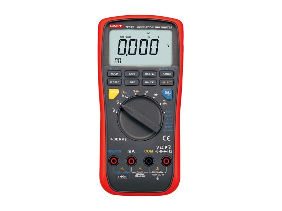 Comprobador de resistencia de aislamiento Uni-T UT533