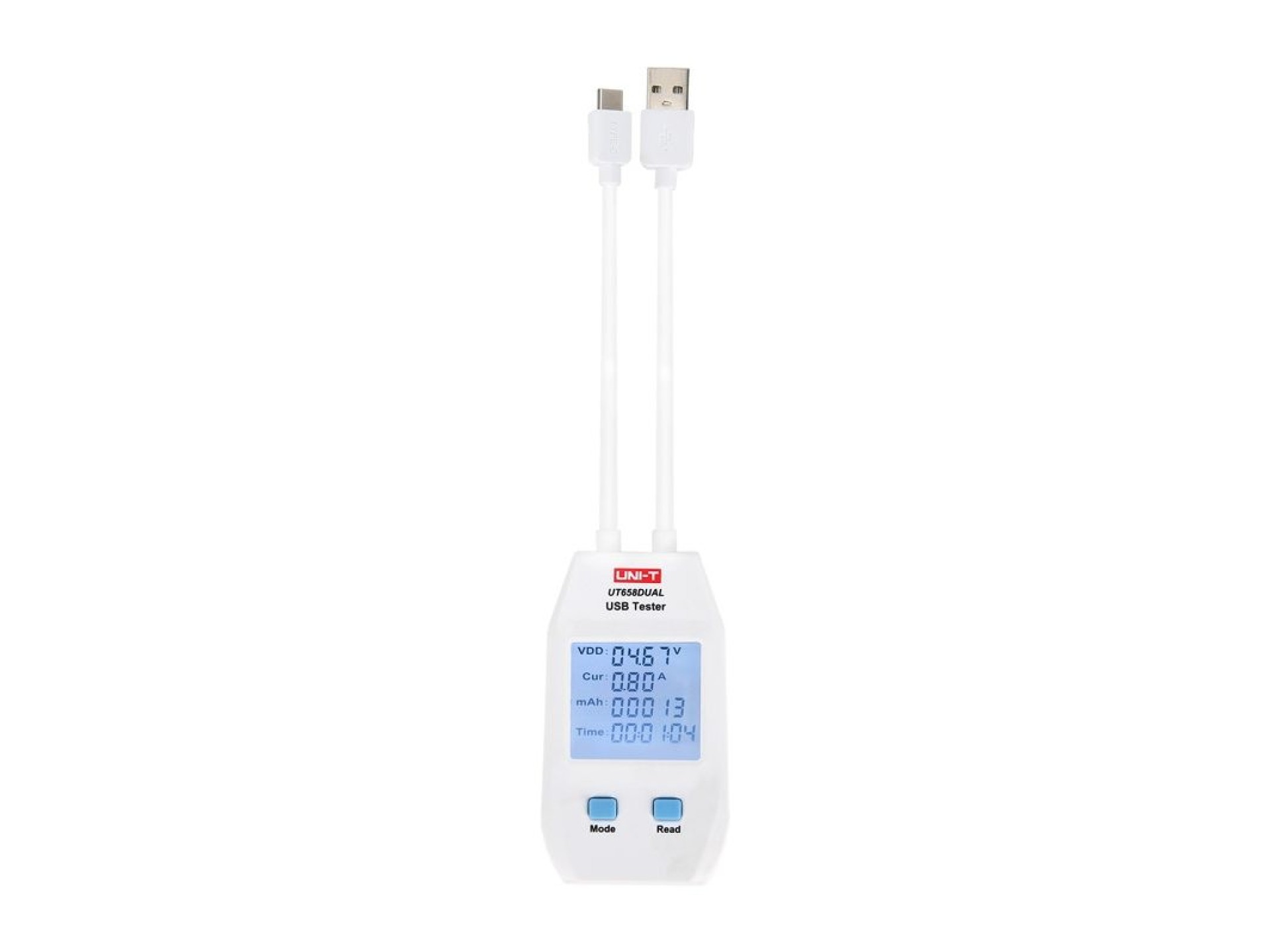 Probador de tomas USB UNI-T UT658DUAL