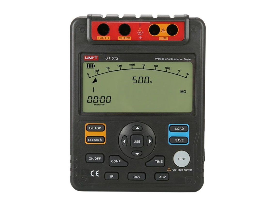 Uni-T UT512 High-Voltage Insulation Resistance Tester
