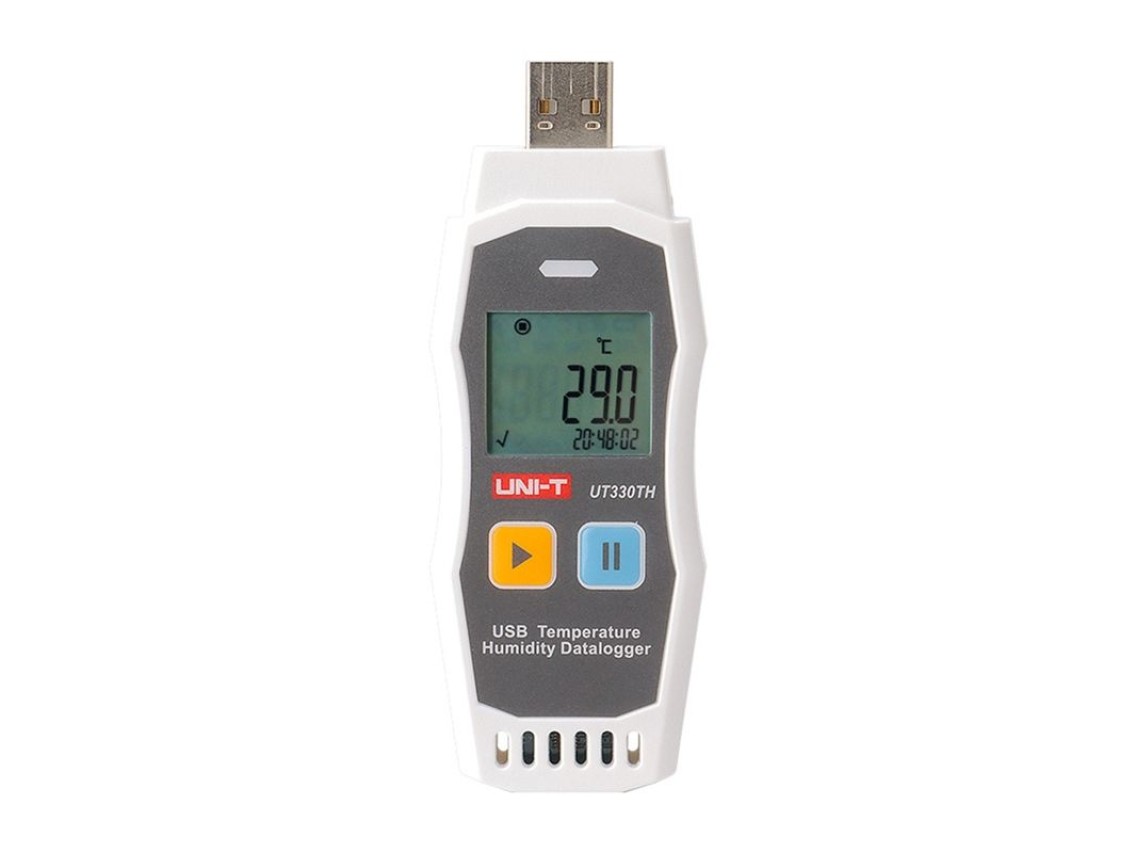 Termohigrômetro digital USB Uni-T UT330TH com função de registro de dados