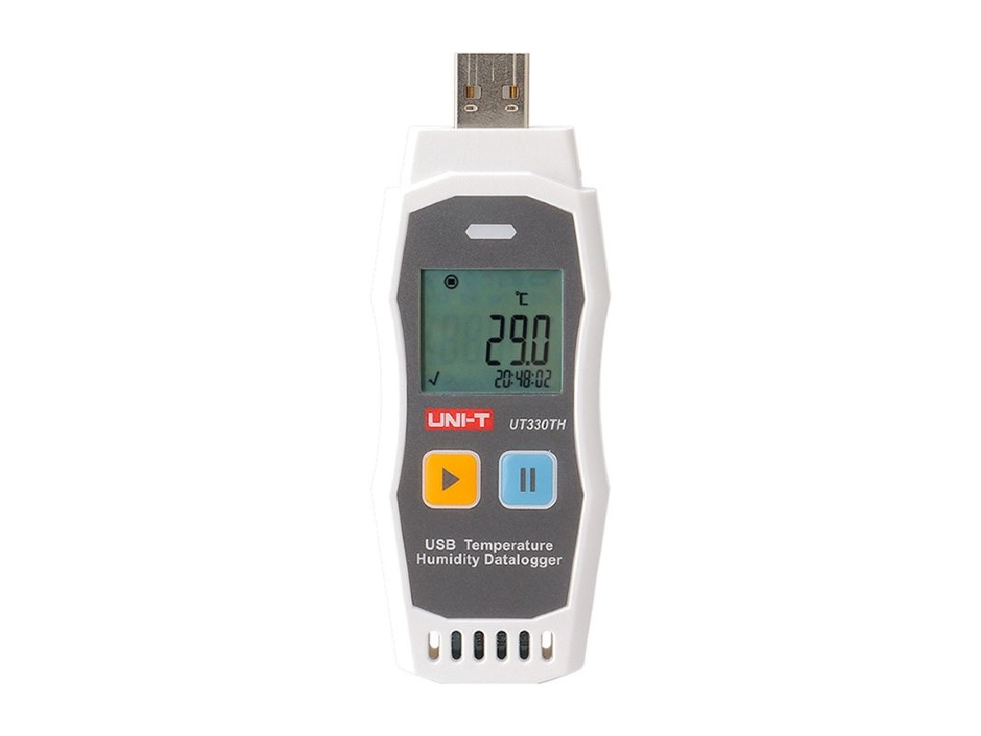 Termohigrômetro digital USB Uni-T UT330TH com função de registro de dados