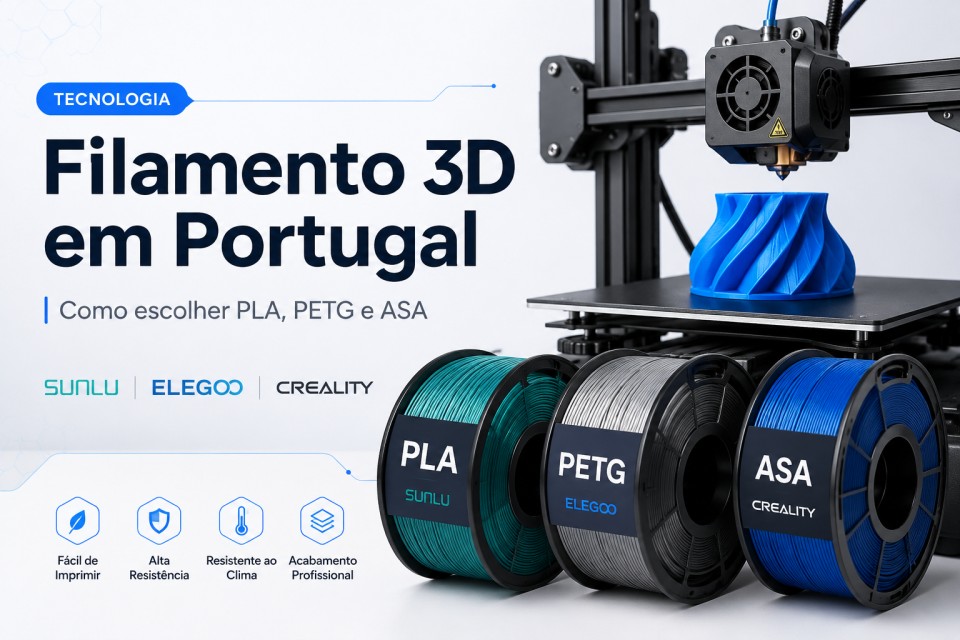 Como Escolher o Melhor Filamento para Impressão 3D? O Guia Definitivo