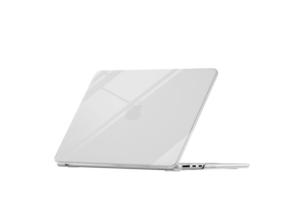 Funda protectora Tech-Protect Softshell para MacBook Air de 13" (2023/2024/2025/2026) - Transparente