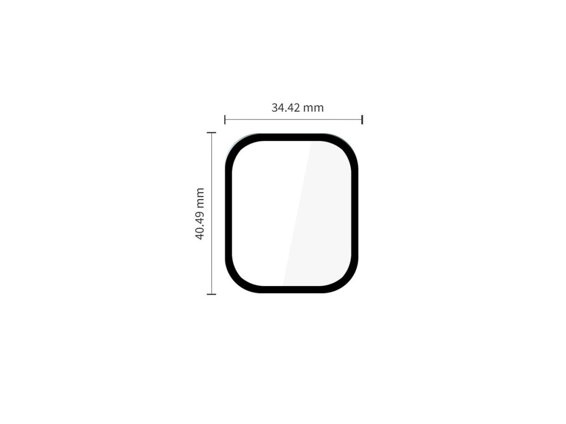 Tech-Protect Glass Flex+ 2-Pack Hybrid Glass for Huawei Watch Fit 5 - Black