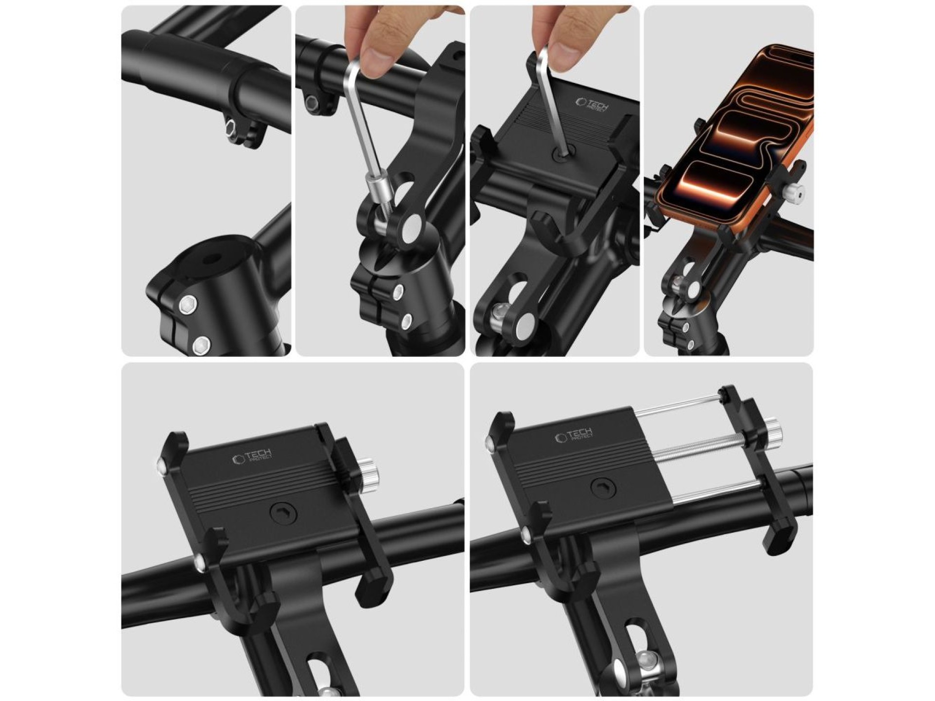 Tech-Protect V5 Handlebar Mount - Black