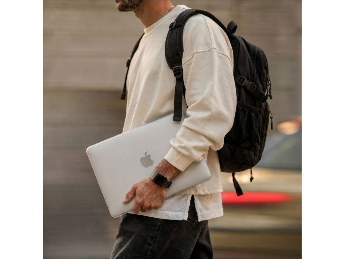 Capa Tech-Protect SmartShell para MacBook Neo 13" 2026 - Transparente Fosca