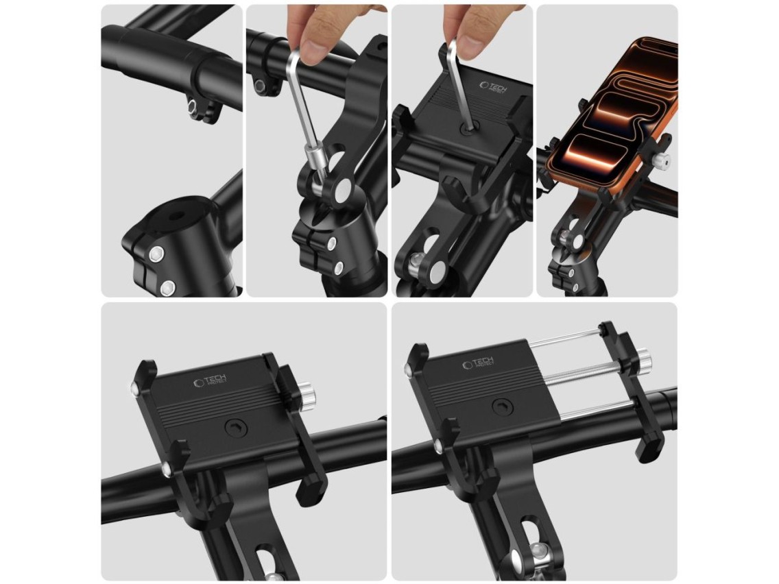 Suporte de guid�o Tech-Protect V5 - Preto