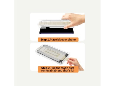 Tech-Protect Quick Set AR+ Anti-Reflective Glass for Samsung Galaxy S26+ - Black Tech-Protect Quick Set AR+ Anti-Reflective Glass for Samsung Galaxy S26+ - Black