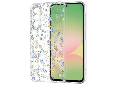 Capa Tech-Protect FlexAir para Samsung Galaxy A27 - Floral Transparente Capa Tech-Protect FlexAir para Samsung Galaxy A27 - Floral Transparente
