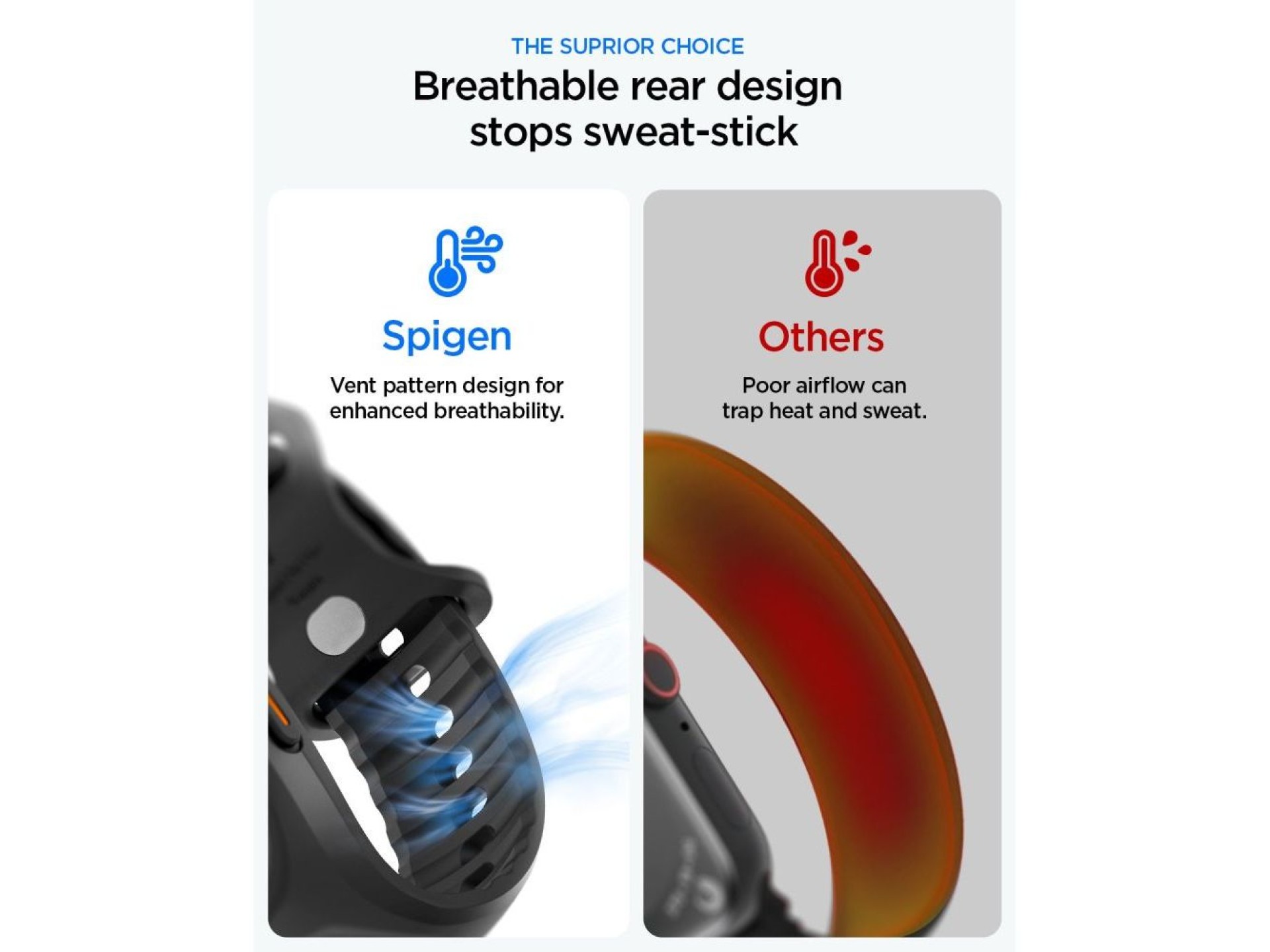 Spigen Liquid Air Pro Strap for Apple Watch Ultra 49mm - Black
