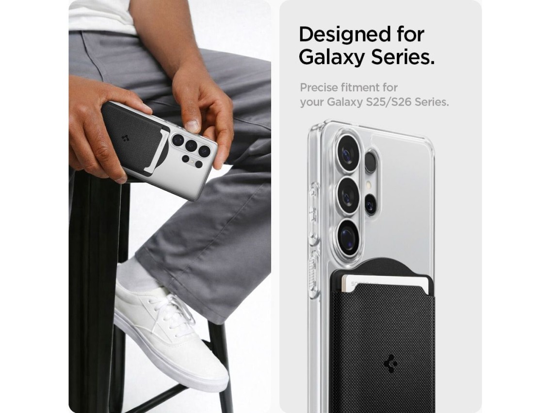 Carteira Magnética para Celular Spigen Urban Fit MagSafe - Preta