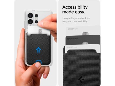 Carteira Magn�tica para Celular Spigen Urban Fit MagSafe - Preta