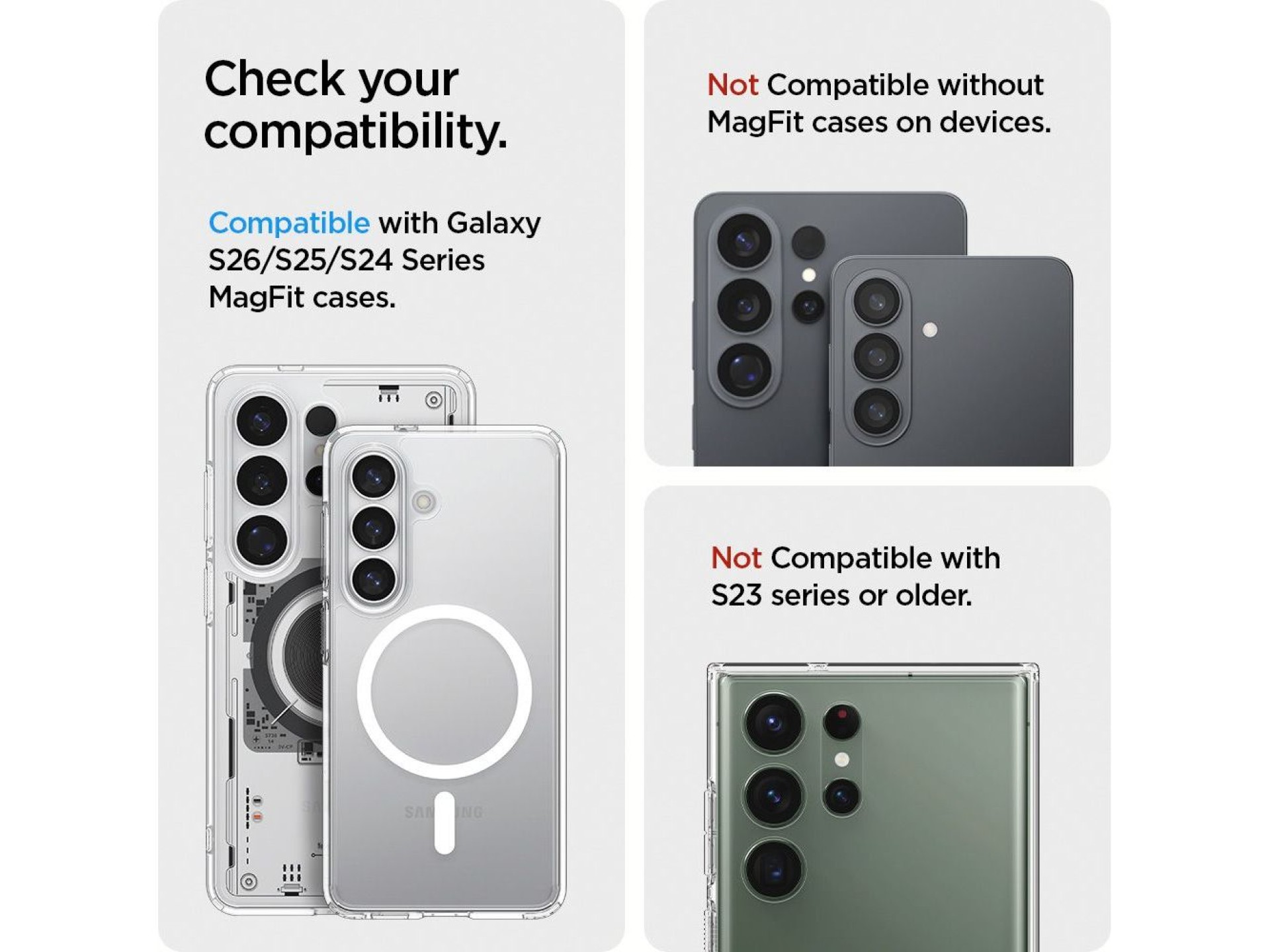 Carteira Magnética para Celular Spigen Urban Fit MagSafe - Preta