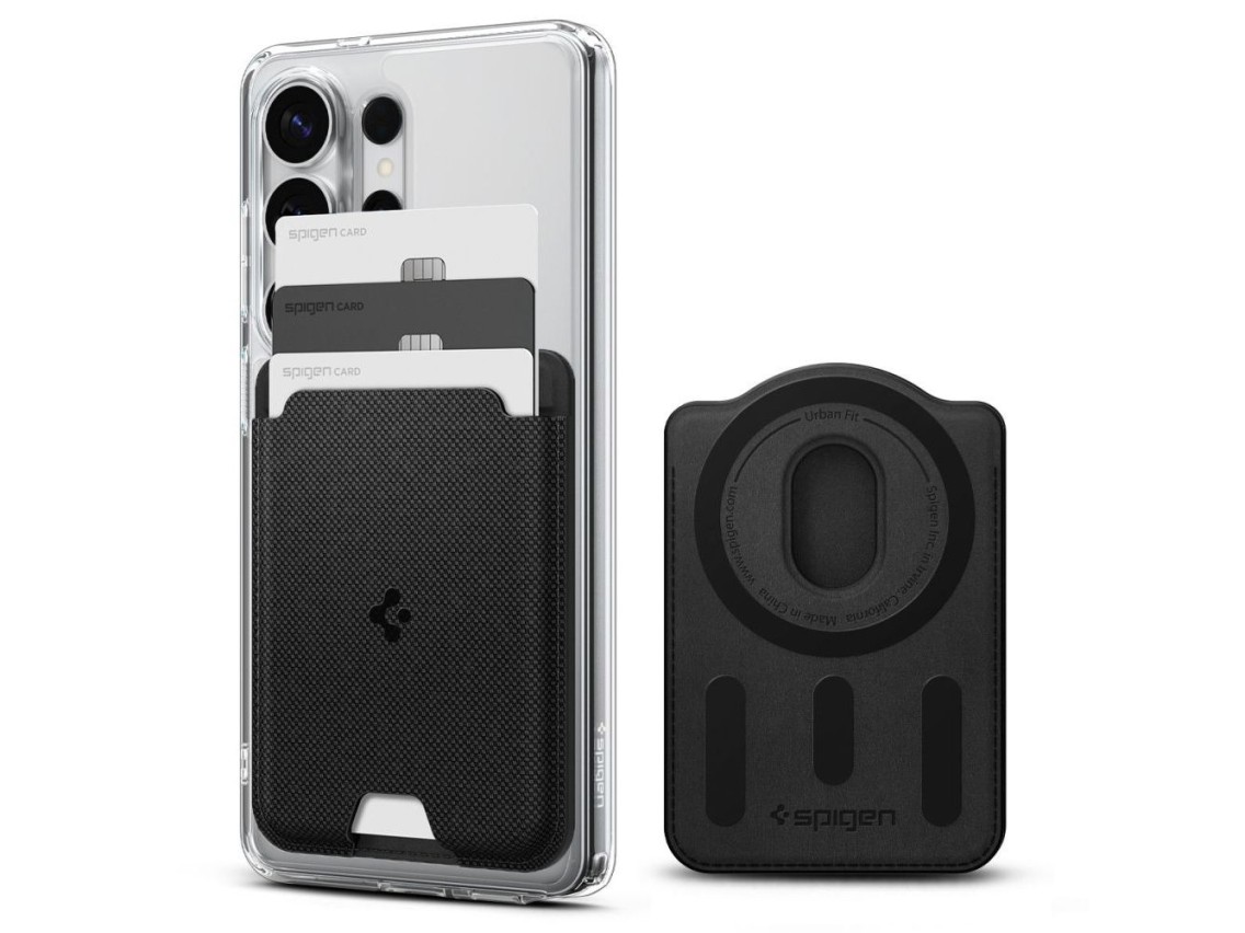 Carteira Magnética para Celular Spigen Urban Fit MagSafe - Preta