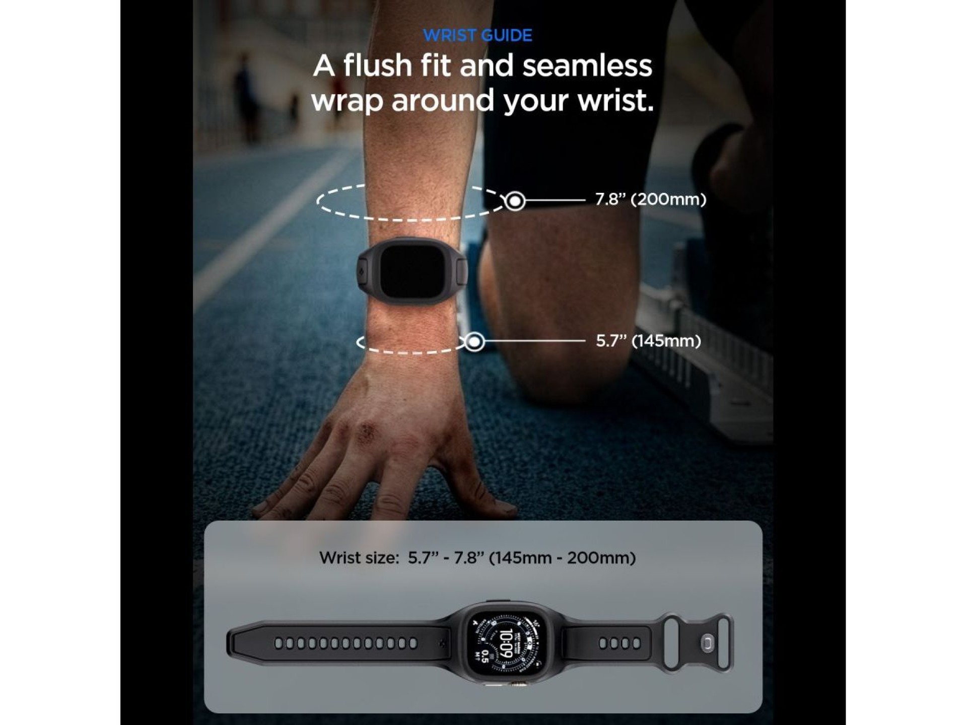 Spigen Liquid Air Pro Strap for Apple Watch Ultra 49mm - Black