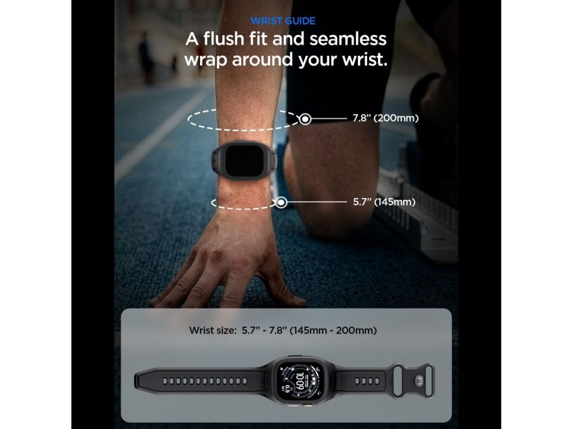 Spigen Liquid Air Pro Strap for Apple Watch Ultra 49mm - Black