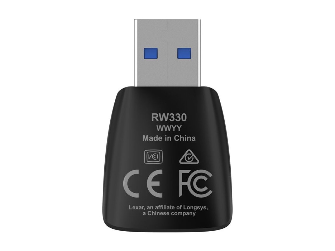 Leitor de cartão de memória Lexar RW330U USB 3.2 micro SD, UHS-I