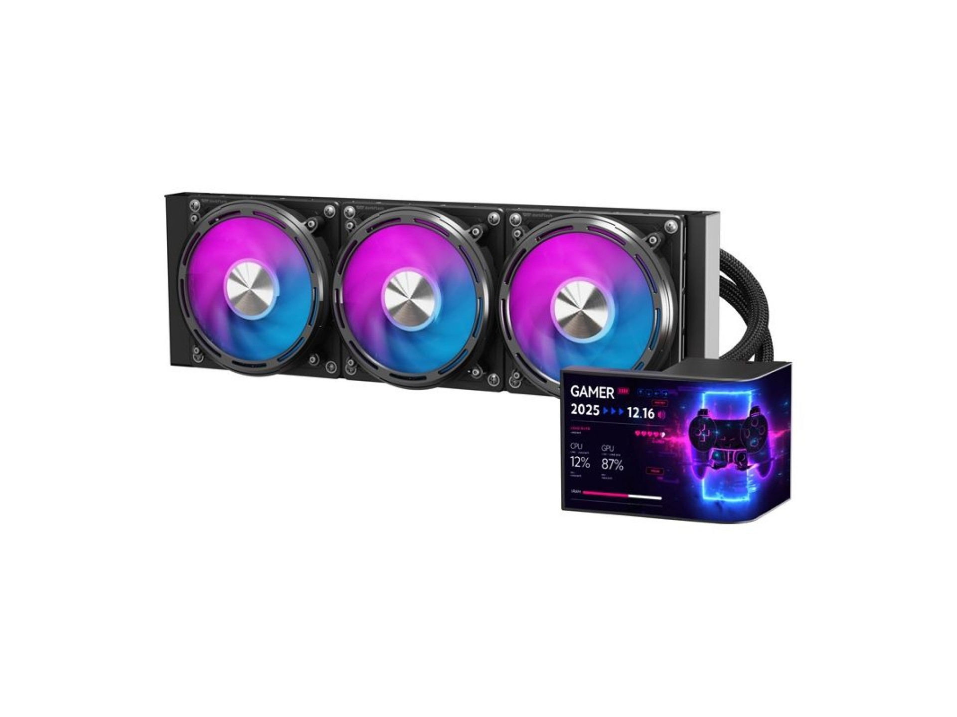 DarkFlash UV360 CPU Cooler (Black)