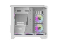 Gabinete para computador Darflash FT418 + 6 ventoinhas aRGB (branco) Gabinete para computador Darflash FT418 + 6 ventoinhas aRGB (branco)