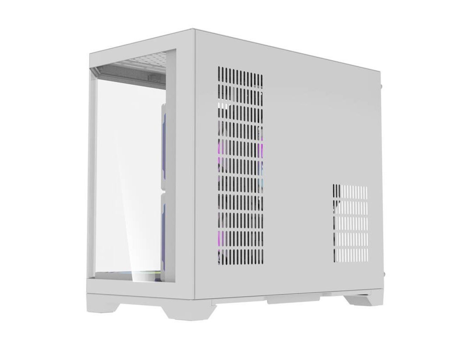 Gabinete para computador Darflash FT418 + 6 ventoinhas aRGB (branco)