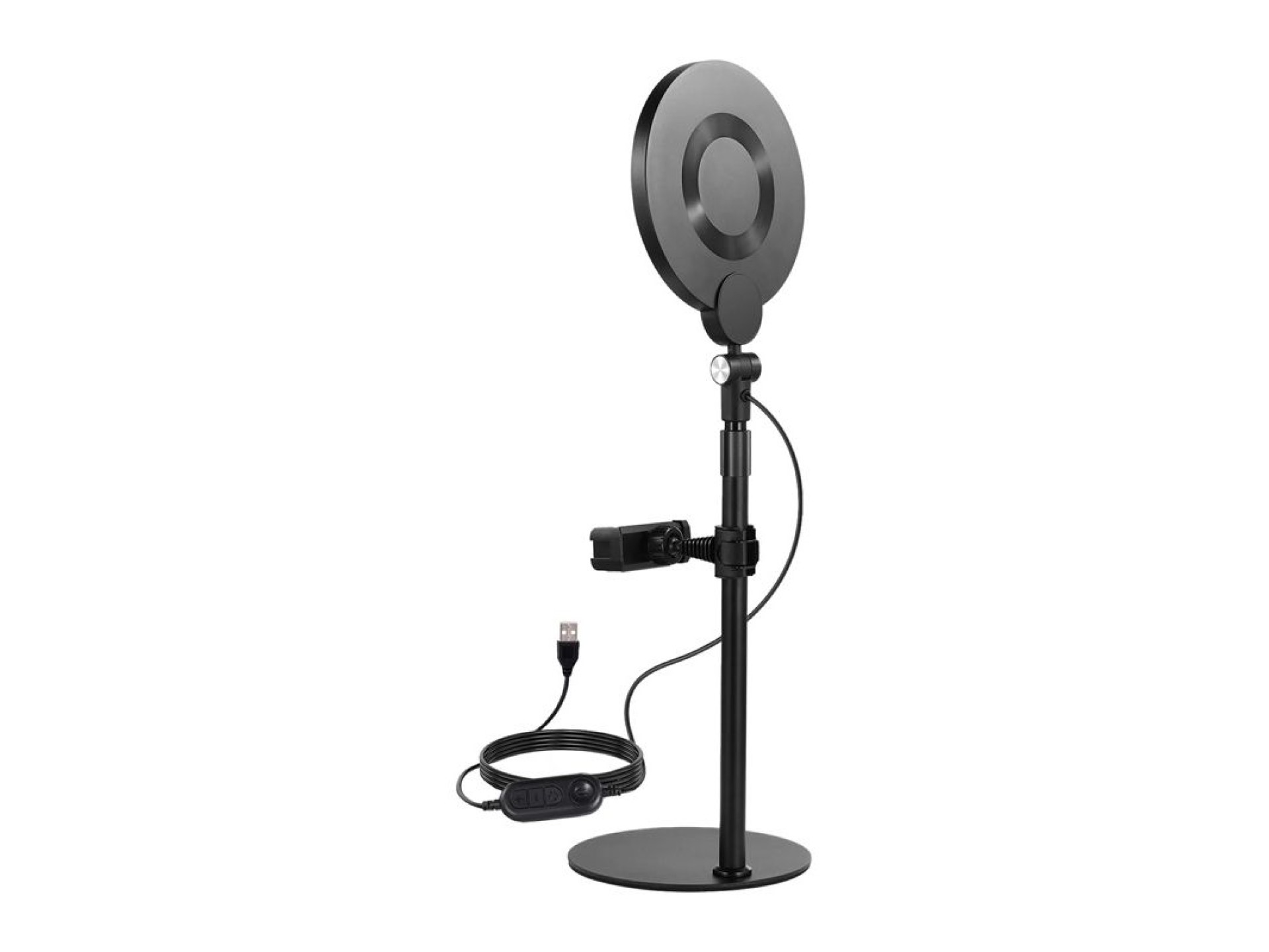 Kit para selfies com celular Neewer R06 redondo de 18 cm com LED
