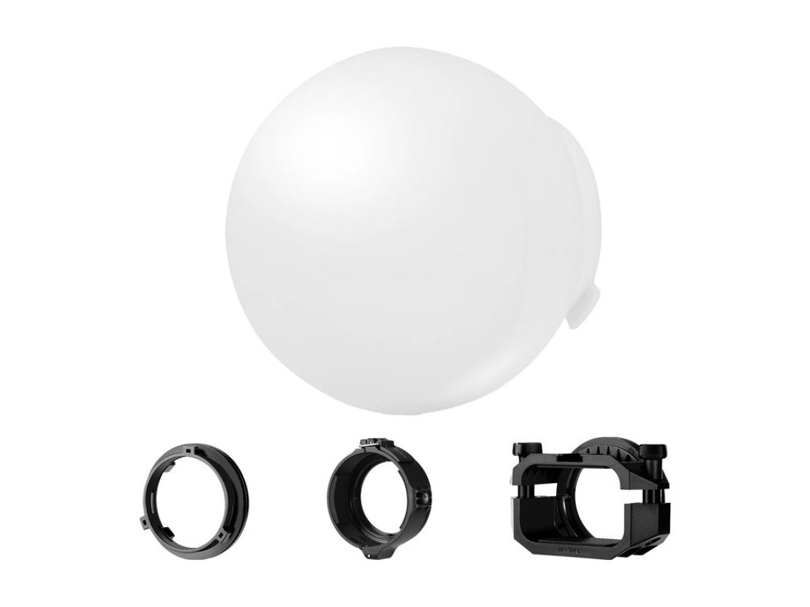 Difusor de c�pula dobr�vel Neewer CRS6 com conjunto de 3 adaptadores