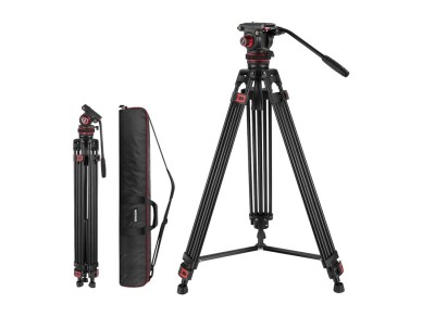 Neewer TP75 Adjustable Tripod with Oil-Damped Head