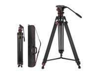 Neewer TP75 Adjustable Tripod with Oil-Damped Head