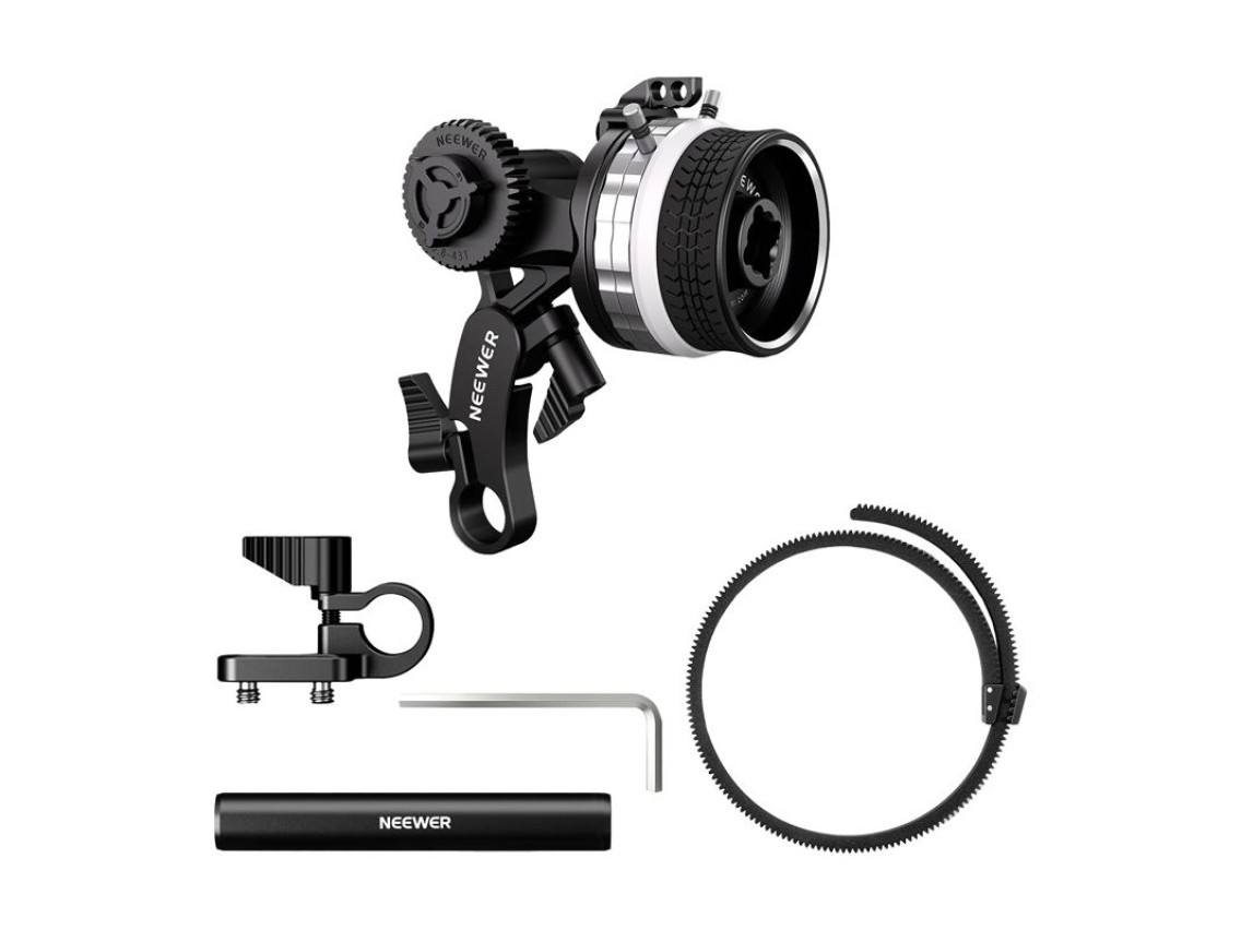 NEEWER PG001 Mini Follow Focus con topes A/B