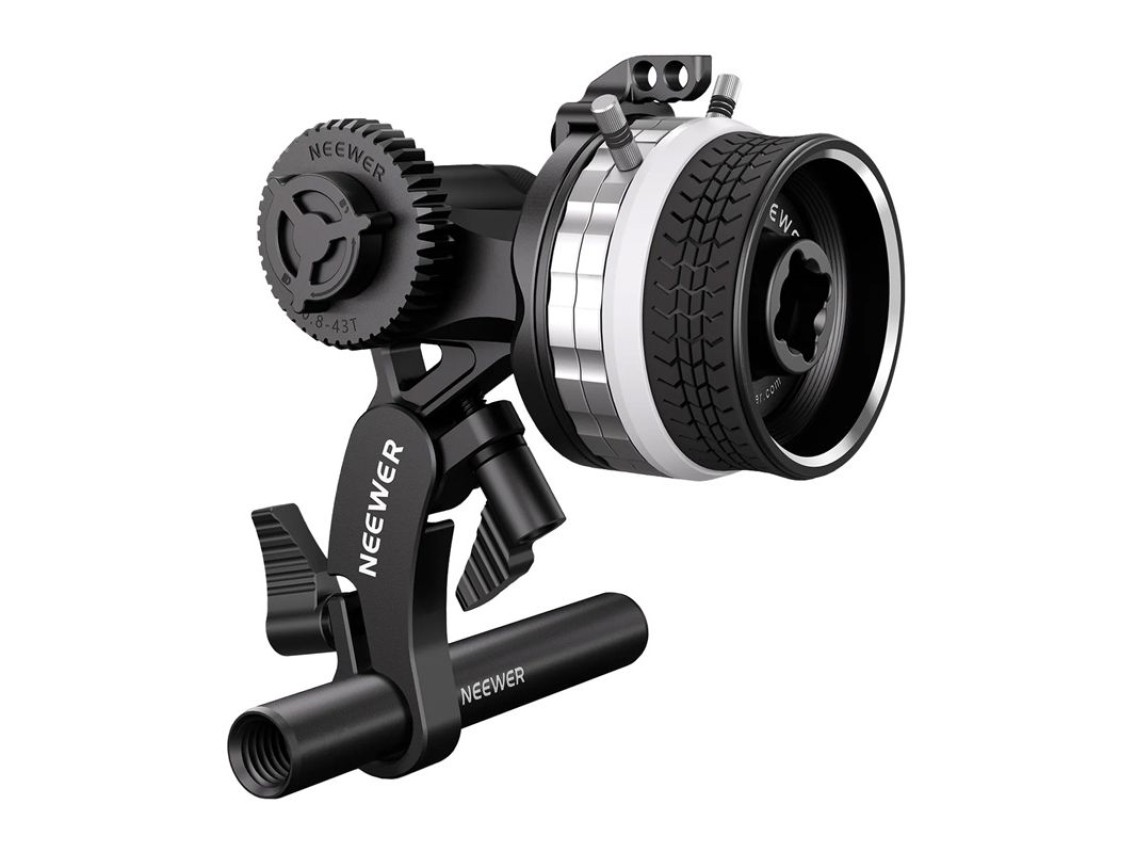 NEEWER PG001 Mini Follow Focus con topes A/B
