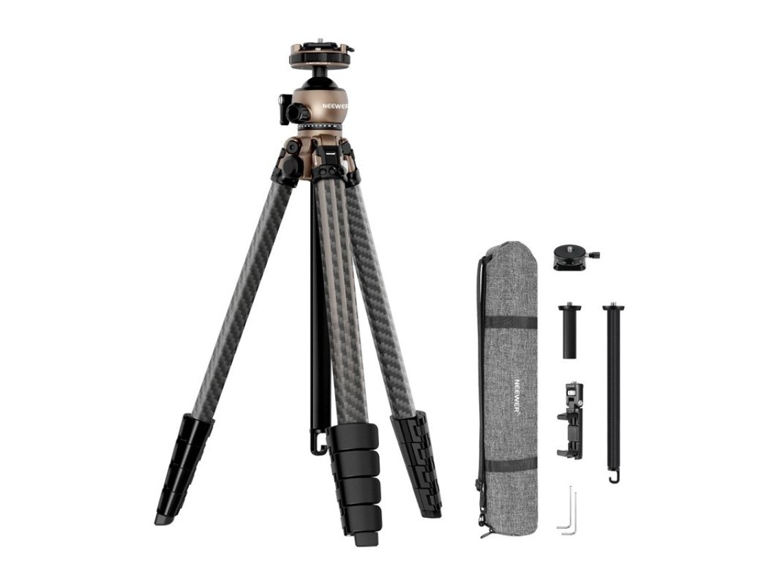 Trip� de viagem Neewer LT35 360� em fibra de carbono