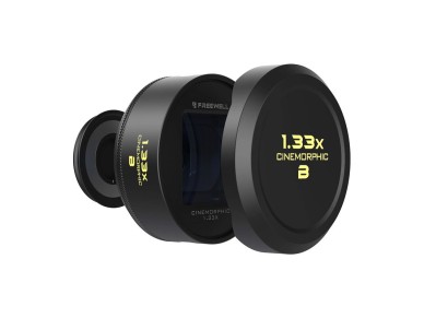 Lente anamórfica Freewell 1.33x com encaixe de 17mm Lente anamórfica Freewell 1.33x com encaixe de 17mm